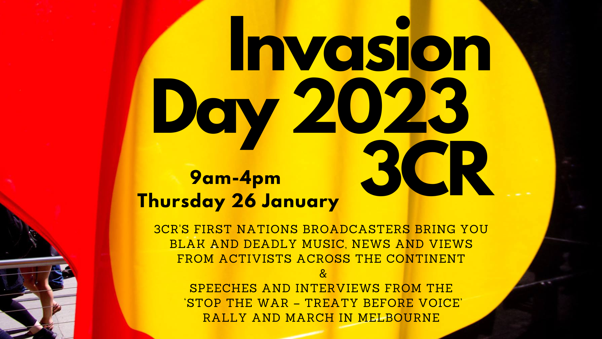 Invasion Day 2023 3CR Community Radio